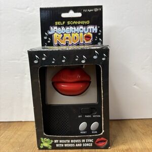 Westminster Jabbermouth Radio Self Scanning Animated Novelty Toy in Box